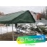 Палатка Каркасная утепленная зеленого цвета 3х4